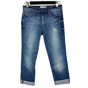 Banana Republic Premium Denim Straight Cropped Jeans